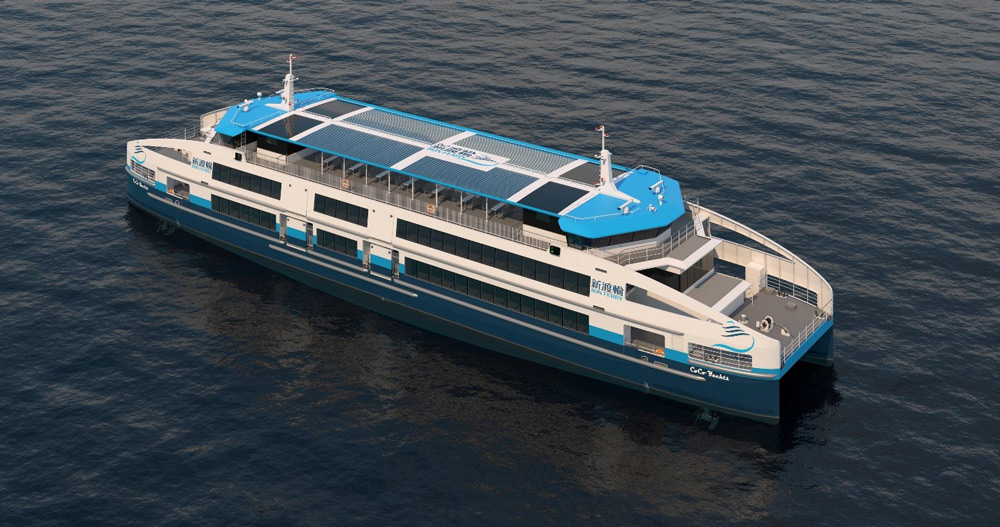 BV-classed hybrid ferries with battery and solar power to be deployed in Hong Kong