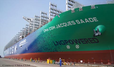 CMA CGM  Jacques Saadé Delivery Ceremony