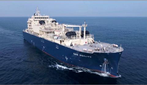 Gas Agility - credit of MOL- LNG Bunkering Vessel