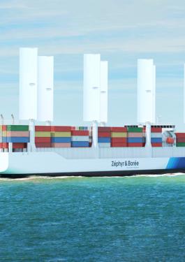 Bureau Veritas validates Wind Assisted Propulsion System for a 1,800 TEU Container Vessel