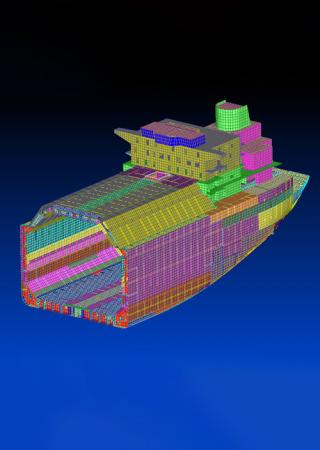 Veristar Hull - 3D model of LNG Carrier