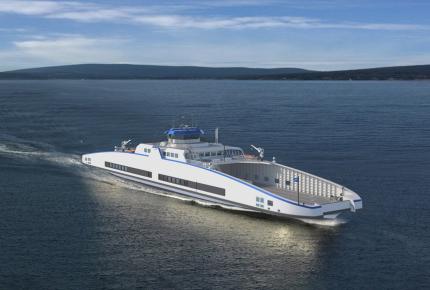 BC Ferries - Illustration Hybrid Ferry - Courtesy Damen Shipyards